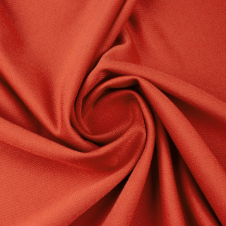 Stoff Rollkragen Jacquard orange Strickware 0,5m