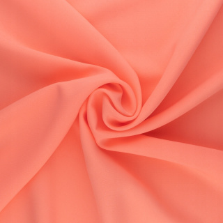 Stoff Panama neonpfirsich universell für Vorhänge glatt 0,5m