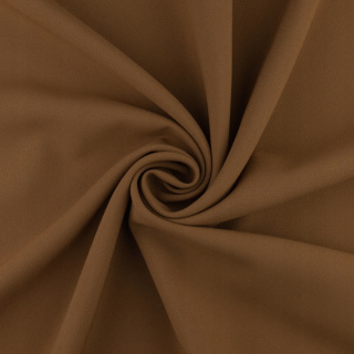 Stoff Panama tabakbraun universell für Vorhänge glatt ohne Muster 0,5m