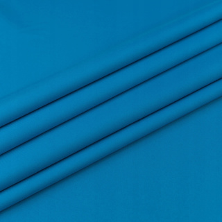 Stoff Panama blau für Vorhänge glatt ohne Muster 280cm 0,5m