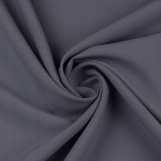 Stoff Panama grau universell für Vorhänge glatt ohne Muster 0,5m