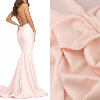 Satinstoff rosa-beige für Abendkleider 0,5m