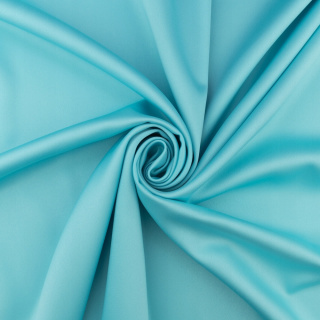 Stoff Satin Magnus türkis glatt 0,5m