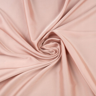 Seidenchiffon Stoff puderrosa ohne Muster 0,5m
