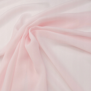 Stoff Chiffon hellrosa glatt ohne Muster 0,5m