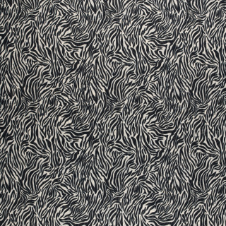 Stoff Chiffon beige glatt Zebra Muster 0,5m