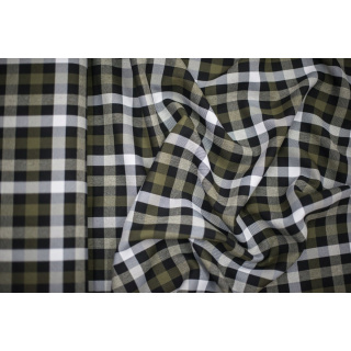 Stoff kariert grün Würfelmuster 0,5m