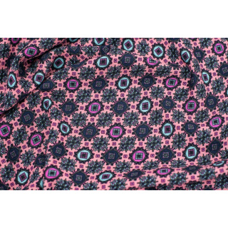 Viskosestoff geometrisches Muster 100% Viskose 0,5m