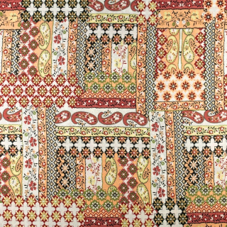 Viskosestoff rosa Blumen 100% Viskose 0,5m