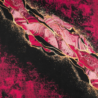 Stoff Viskose Twill rosa glatt Muster 0,5m