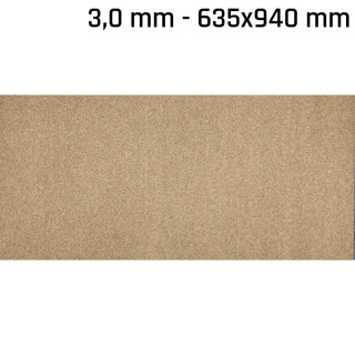 Dichtungsplatte Gummikork635x940x3,0mm
