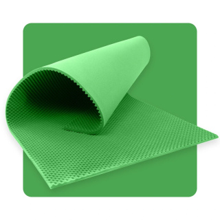 Akustikpaneel Schaum WELLE 200×100 cm 5 cm dunkelgrün