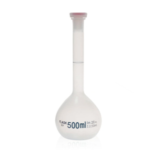 Messbank aus PP mit Glasverschluss 24/29, Klasse B – 1000 ml, ISO 384