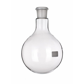 Banka guľatá (okrúhlodenná) so zábrusom NZ 19/26, 50 ml, borokremičité sklo BORO 3.3