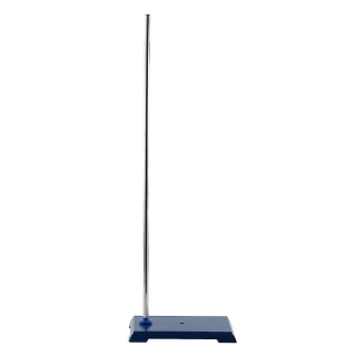 Laboratórny statív 200x140 mm, tyč 800 mm, liatinová podstava