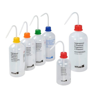 Striekacia fľaša na acetón 1000 ml, GL 32, PP – VITsafe
