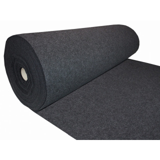 Weicher Vliesfilz 3 mm dunkelgrau – 150×50 cm 400 g/m²