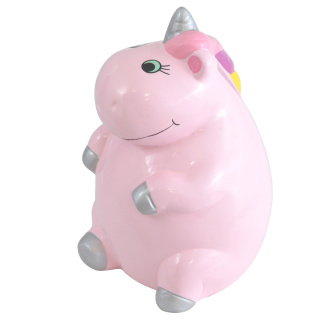 Keramische Spardose Einhorn Farbmix