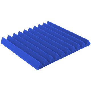 Akustikplatte blau KEIL 50×50 cm Dicke 5 cm