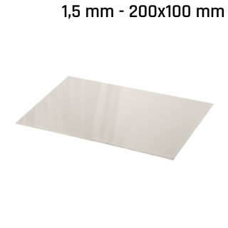 Alpaka-Blatt (Neusilber) 200x100x1,5mm
