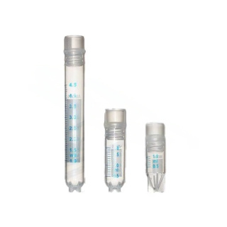 Cryo-Röhrchen 1,0 ml, steril, Temperaturbeständigkeit von -196 °C bis 121 °C, Verpackung 25 Stück