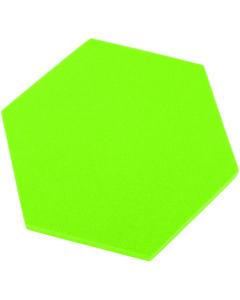Akustikpaneel Sechseck hellgrün 50x50 cm Dicke 3 cm Hexagon