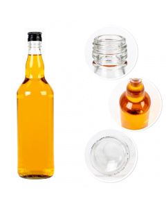 Glasflasche 700ml 28cm MONOPOL