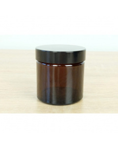 Brauner Glasbehälter 60 ml 53x52mm