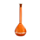 Messbecher aus Glas orange, 10 ml, Klasse A, geschliffene Verbindung 10/19, mit Zertifikat – GLASSCO
