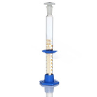 Messzylinder aus Glas mit PP-Kork und PP-Basis, 10 ml, Klasse A, braune Skala, geschliffene Verbindung 10/19, mit Zertifikat – GLASSCO