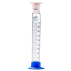Messzylinder aus Glas mit Stopfen PP und Boden PP, 50 ml, Klasse B