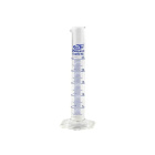 Odmerný valec sklenený 25 ml, modrá stupnica, trieda B