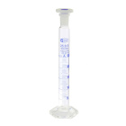 Messzylinder aus Glas mit Korken PP, 250 ml, Klasse A, geschliffene Verbindung 29/32, mit Zertifikat – GLASSCO