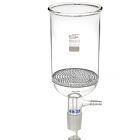 Büchner-Trichter aus Glas, 30 ml, geschliffene Verbindung 14/23, mit Anschlussstutzen