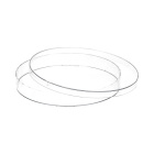 Petriho misky plastové PS 140 x 20 mm, 10 ks - priehľadné laboratórne misky na kultivácie