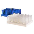 Reagenzglasständer Typ Igel, blau, Durchmesser 10–13 mm – PP, autoclavierbar