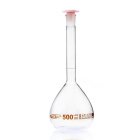 Messbank Glas, 50 ml, Klasse B, braunes Messskala, geschliffene Verbindung 12/21