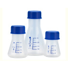 Erlenmeyerkolben aus PP mit blauem Verschluss – 75 ml, GL 45