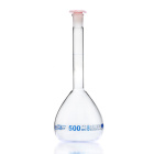Messbecher aus Glas, 500 ml, Klasse B, blaue Skala, geschliffene Verbindung 19/26 – NewLine