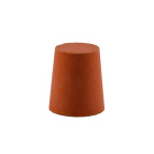 Gumová zátka fi 75,5/64,5 mm, výška 55 mm, prírodný kaučuk