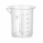 Laborbecher PP 100 ml mit eingegossenem Maßstab