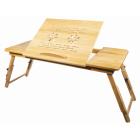 Bambus-Notebooktisch XL 90x34x56cm