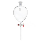 Birnenverteiler mit PP-Verschluss, 250 ml, Schliff 29/32, PTFE-Hahn, Borosilikatglas (BORO 3.3)