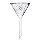 Laborglas-Trichter mit Rillen für schnelle Filtration, Durchmesser 100 mm – BORO 3.3