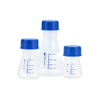 Erlenmeyerkolben aus PP mit blauem Verschluss – 125 ml, GL 45