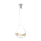 Glas-Messbecher, 100 ml, Klasse B, braune Skala, geschliffene Verbindung 14/23