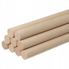 Holzstab 30cm 16mm natur Buche-Holz