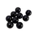 10 schwarze lackierte Holzkugeln, 20 mm, 10 Stück