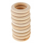 Holzring 10 Stück 55mm Buche Holz