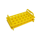 Reagenzglasständer aus PC, 24 Plätze (6×4), 1,5/2,0 ml, gelb – Laboratorium